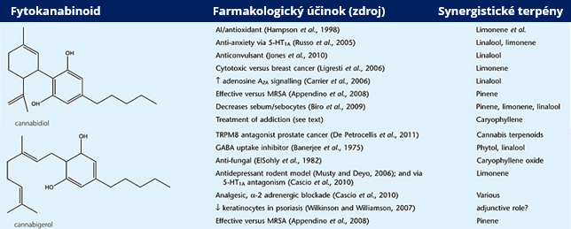 Phytocannabinoid Activity